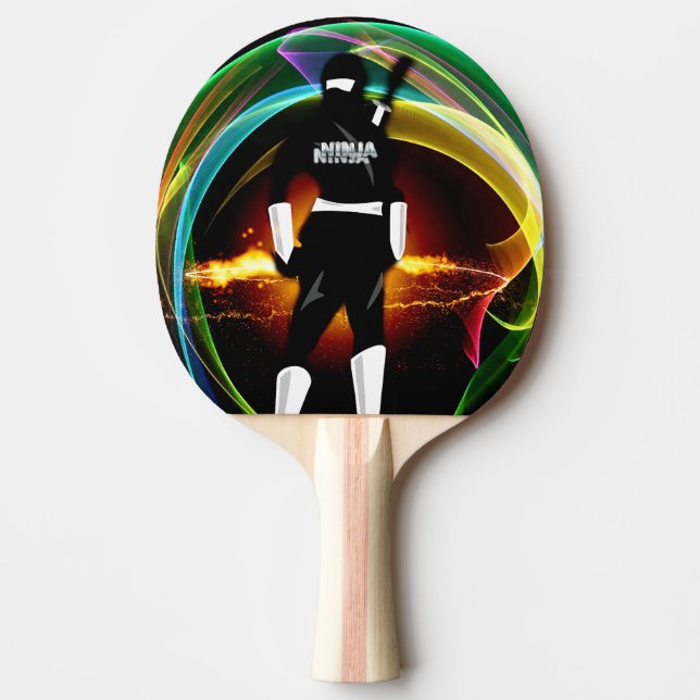 Pala De Ping Pong Soy Un Guerrero Ninja Pingpong Paddle (Anverso)