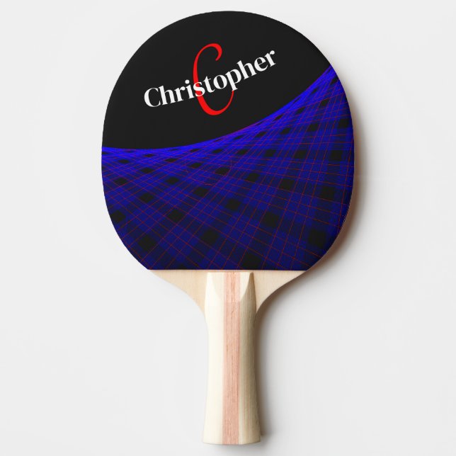 Pala De Ping Pong Space Carpet Geometric Ping Pong Paddle (Anverso)