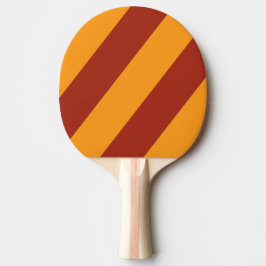 Pala De Ping Pong Splash de rayas gruesas en teal oscuro retro
