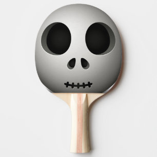 Pala De Ping Pong Spooky Skull