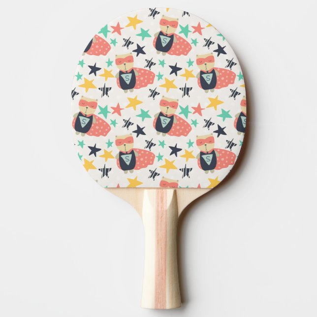 Pala De Ping Pong Star Super Héroe (Reverso)