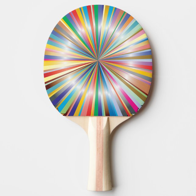 Pala De Ping Pong Starburst arcoiris (Anverso)