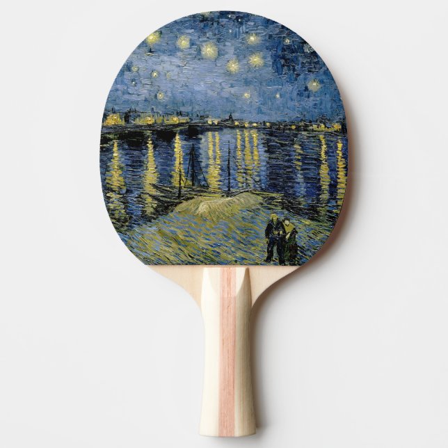 Pala De Ping Pong Starry Night Vincent van Gogh (Anverso)