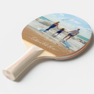 Pala De Ping Pong Su foto Ping Pong Paddle con texto Personalizado