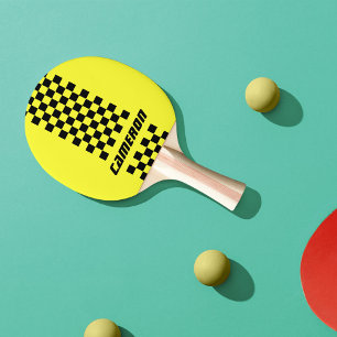 Pala De Ping Pong Su Nombre Colores Totalmente Personalizados Tiras 