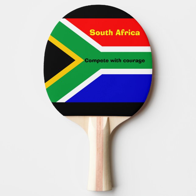 Pala De Ping Pong Sudáfrica (Anverso)