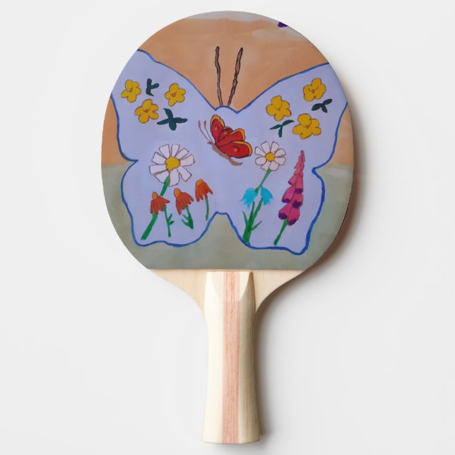 Pala De Ping Pong Sueño de mariposa (Anverso)