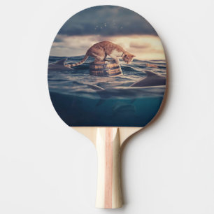 Pala De Ping Pong Sueño Nap Cat o Pesadilla