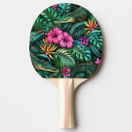Pala De Ping Pong Sueños de Jungla de Cocodrilos Patrón Superficie T