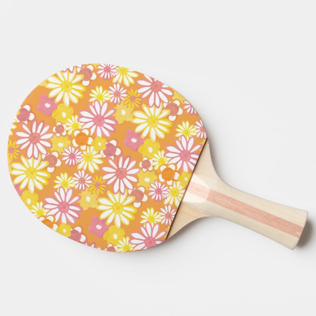 Pala De Ping Pong Summer Daisies Ping Pong Paddle (Reverso)