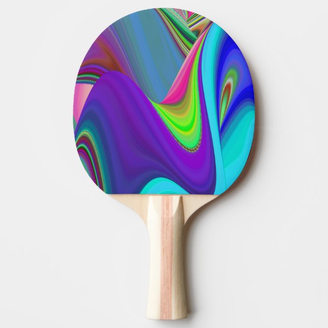 Pala De Ping Pong Summerfeeling, Resumen 3D Rainbowart (Anverso)