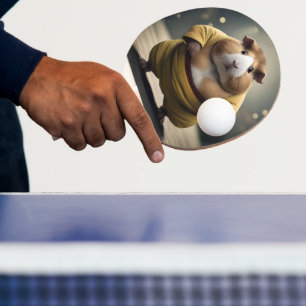 Pala De Ping Pong "Sumo Squeakdown: El Poderoso Luchador de Cuy"