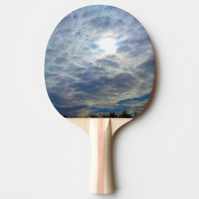 Pala De Ping Pong Sun Nubes Ping Pong Paddle (Anverso)