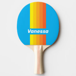 Pala De Ping Pong Sunburst Sea Pin Stripes with Name