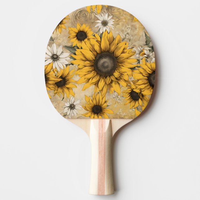 Pala De Ping Pong Sunflower (Anverso)