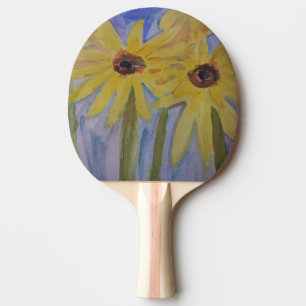 Pala De Ping Pong Sunflower amarillo de verano