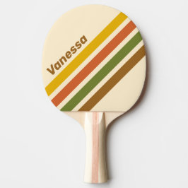 Pala De Ping Pong Sunrise Clover Angled Striping with Name