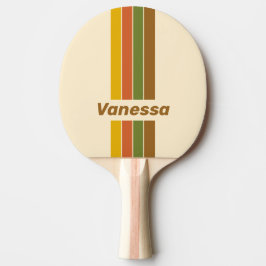 Pala De Ping Pong Sunrise Clover Pin Striped with Name