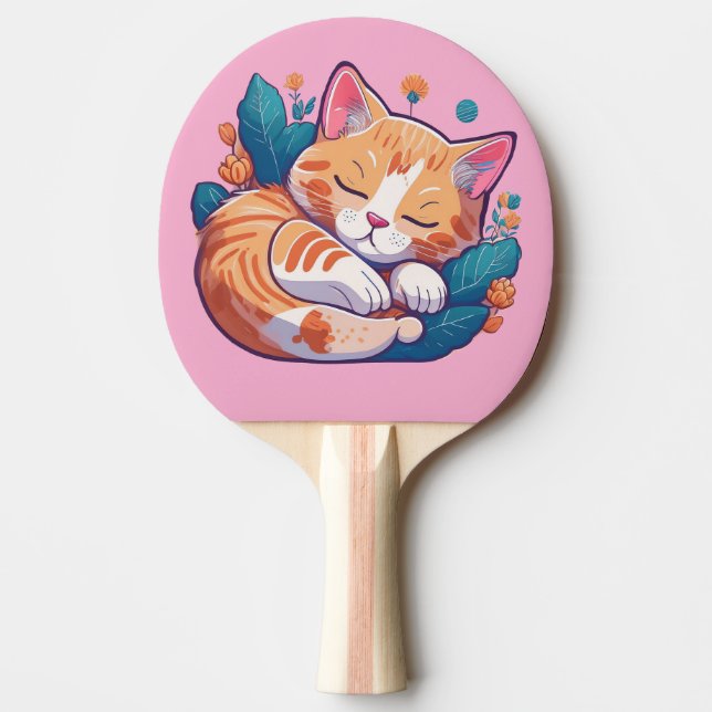 Pala De Ping Pong Sunset Kitty (Anverso)