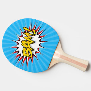 Pala De Ping Pong ¡Super Hero Classic Bam! Burbuja de acción