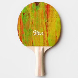 Pala De Ping Pong Superficie pintada con nombre personalizado