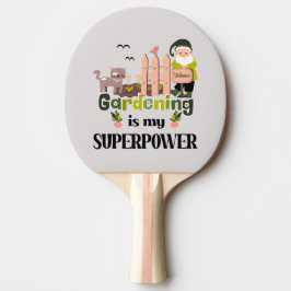 Pala De Ping Pong Superpotencia de jardinería, jardinera de lujo