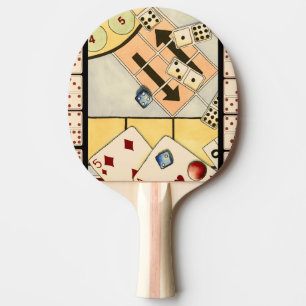 Pala De Ping Pong Surtido embarullado de juegos de azar
