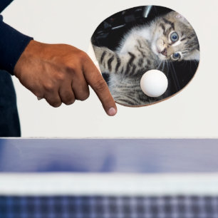 Pala De Ping Pong "Susurros de problemas: el gatito travieso