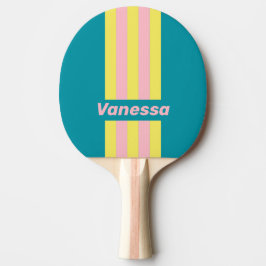 Pala De Ping Pong Sweet Sea Kiss Pin Striped with Name