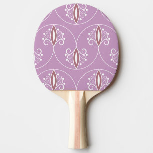 Pala De Ping Pong Swirling Elegance: Geométrica de época