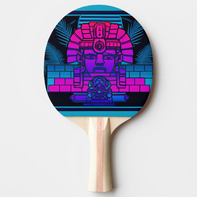 Pala De Ping Pong Synthwave Pharaoh (Anverso)