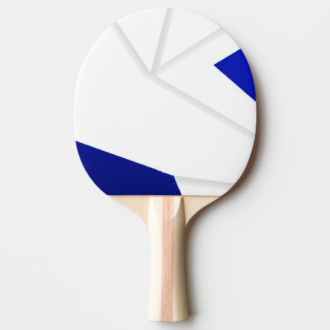 PALA DE PING PONG TABLA DE PATINAJE ROYAL BLUE DOVE ORIGAMI (Anverso)
