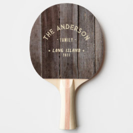 Pala De Ping Pong Tablas Antiguas Nombre de Familia Costero Antiguo