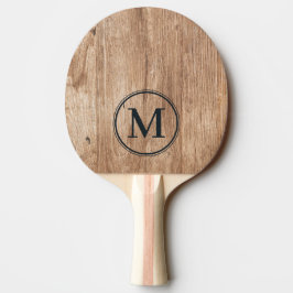 Pala De Ping Pong Tablas de Driftwood Monogram
