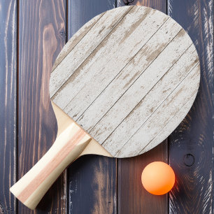 Pala De Ping Pong Tablas de madera blanqueadas