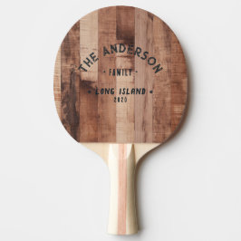 Pala De Ping Pong Tablas de Madera de Pallet Antiguas Nombre de Fami