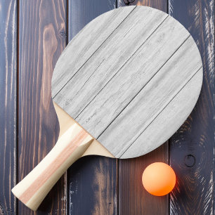 Pala De Ping Pong Tablas de madera grises vintage