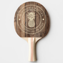 Pala De Ping Pong Tablas de piso de granero Piña Nombres de boda
