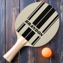 Tablas de Rayas de Alabastro Retro con Nombre