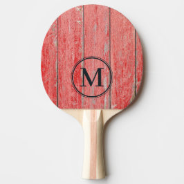 Pala De Ping Pong Tablas Red Barn Monograma