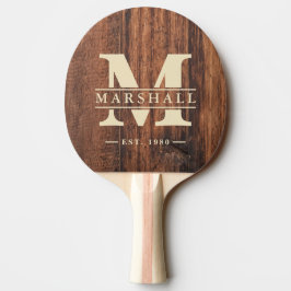Pala De Ping Pong Tablero de Corte Desgastado con Superposición de M