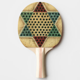 Pala De Ping Pong Tablero de damas chino del vintage de Ethan Harper