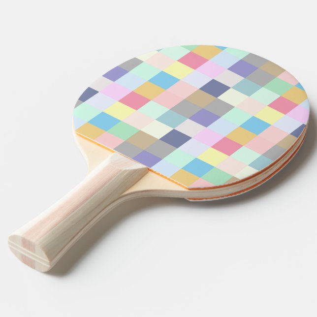 Pala De Ping Pong Tablero moderno y colorido (Ángulo frontal)