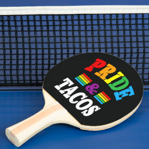 Pala De Ping Pong Tacos Orgullo Lgbt Lgbtq Gay