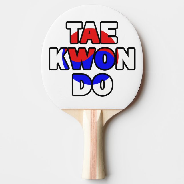 Pala De Ping Pong Taekwondo (Anverso)
