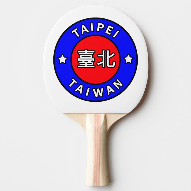 Pala De Ping Pong Taipei Taiwán (Anverso)