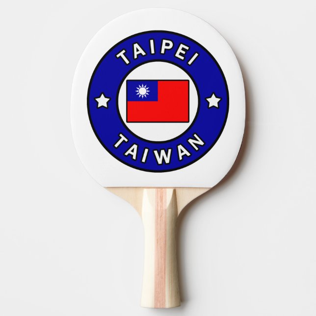 Pala De Ping Pong Taipei Taiwán (Anverso)