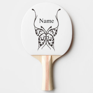 Pala De Ping Pong Tatuaje de mariposa estilizada Thunder_Cove