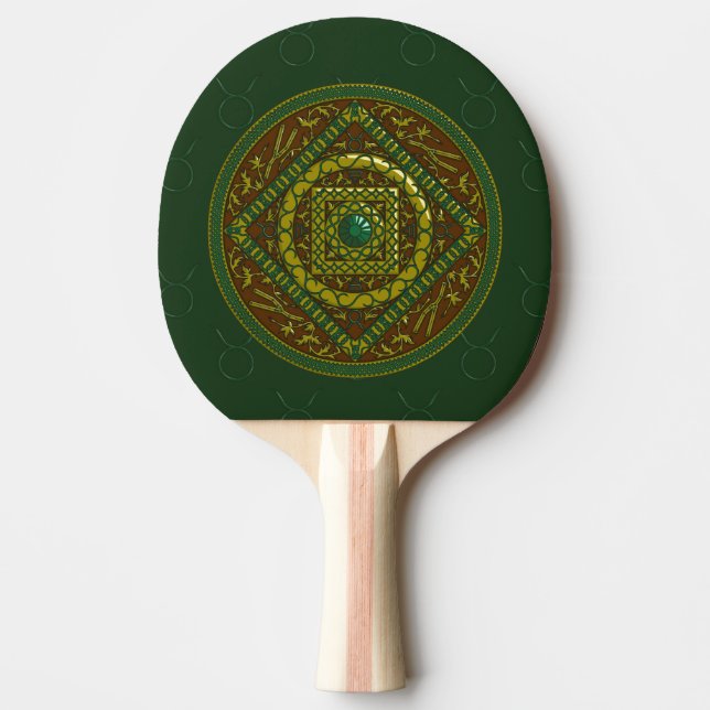 Pala De Ping Pong Taurus Mandala Ping Pong Paddle (Anverso)