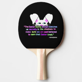 Pala De Ping Pong Te Veo, Conejito De Pascua Ping Pong Paddle